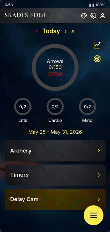 Home screen preview of a custom skin